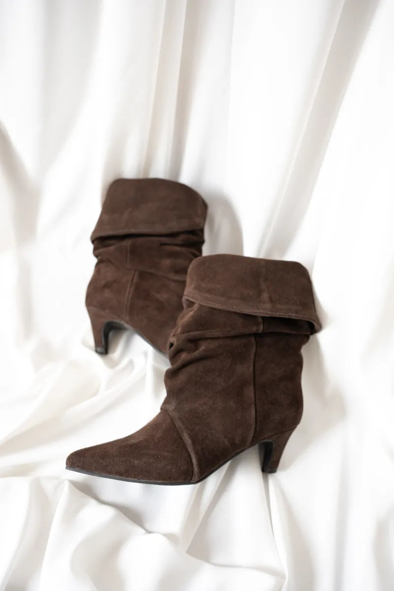 Noe Leather Boots Brown