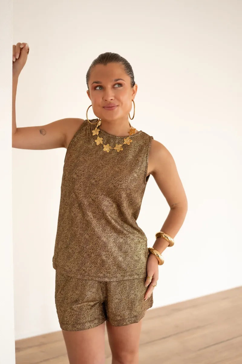 Lofty Manner Top Trixie Brown
