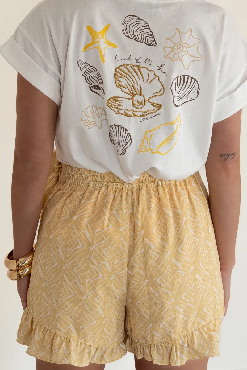 Lofty Manner T-shirt Nora Creme