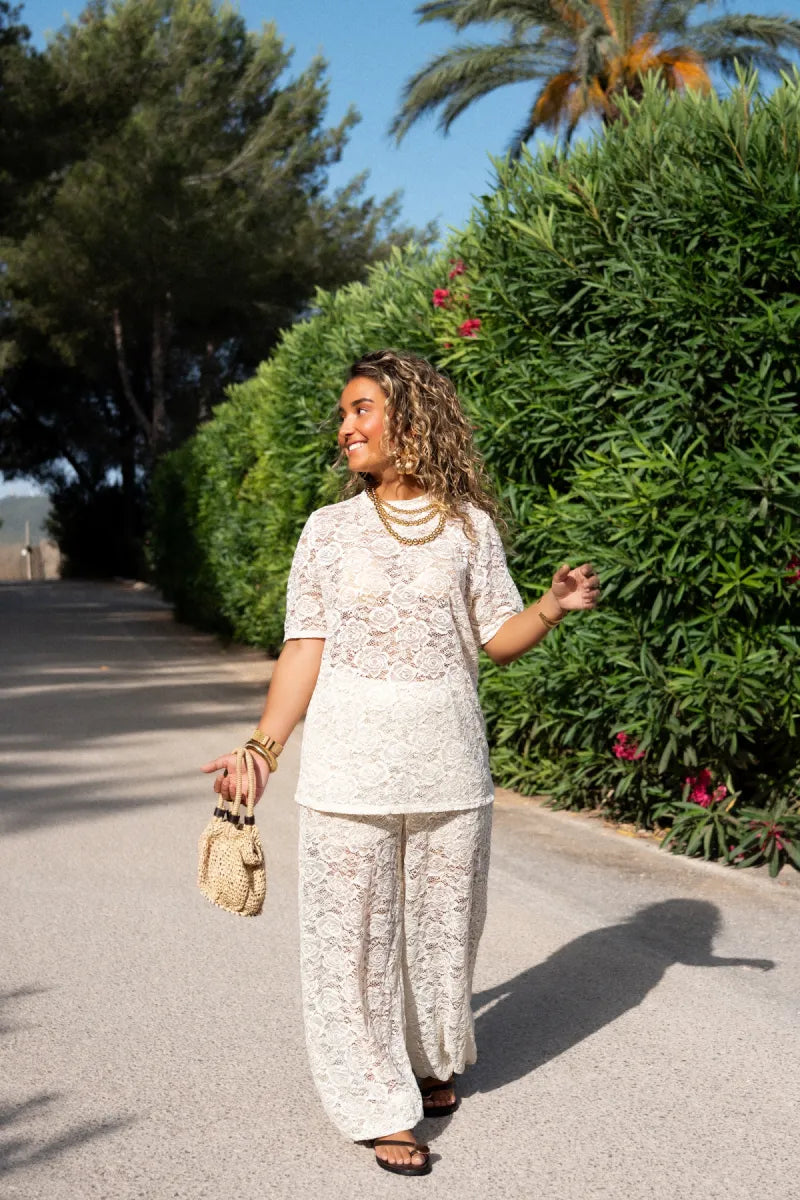 Riu Lace Set Beige