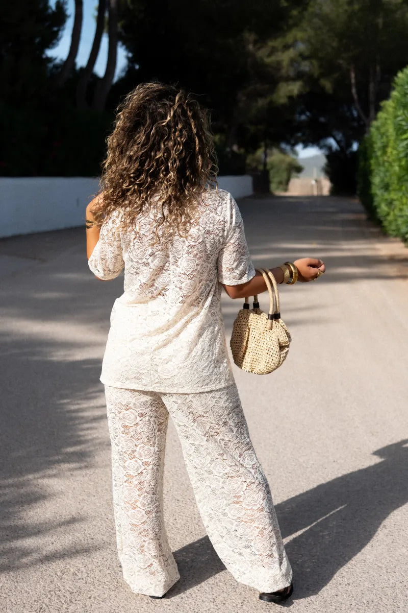 Riu Lace Set Beige