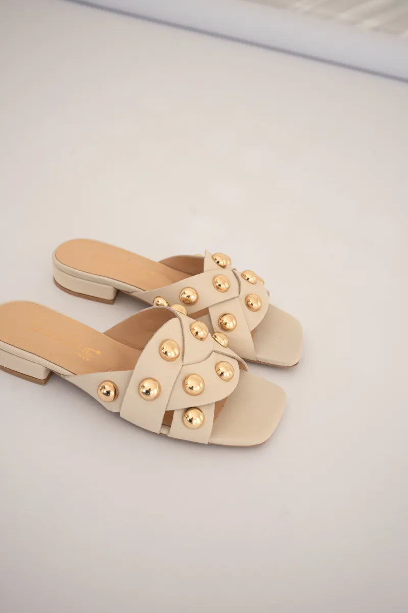 Babouche Sandal G-Sabien-1 OffWhite
