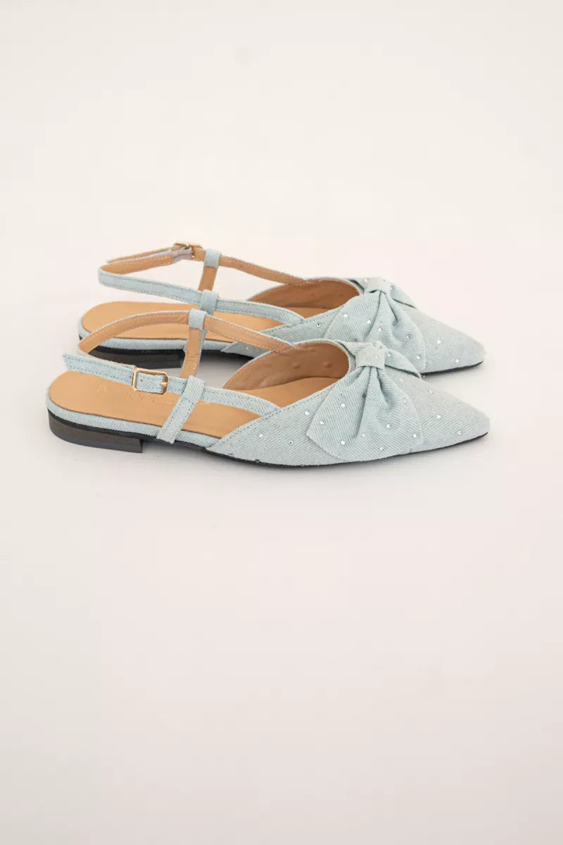 Babouche Slingback Jona-33 Ice Blue