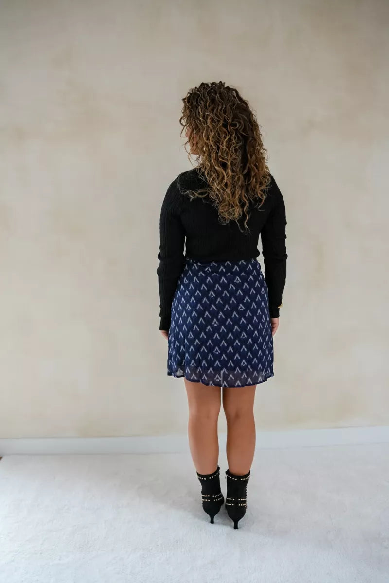 Lofty Manner Skirt Carol Zigzag Print