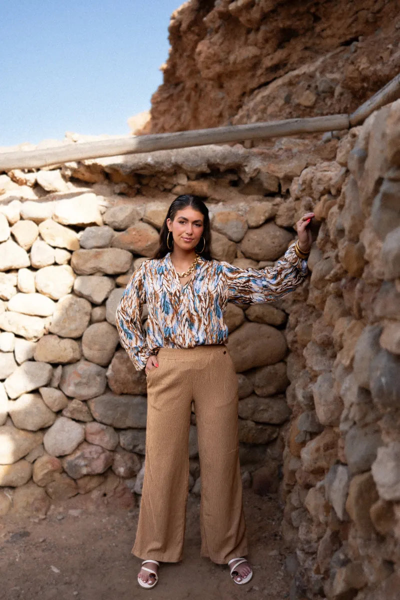 Lofty Manner Top Veerle Multi Color