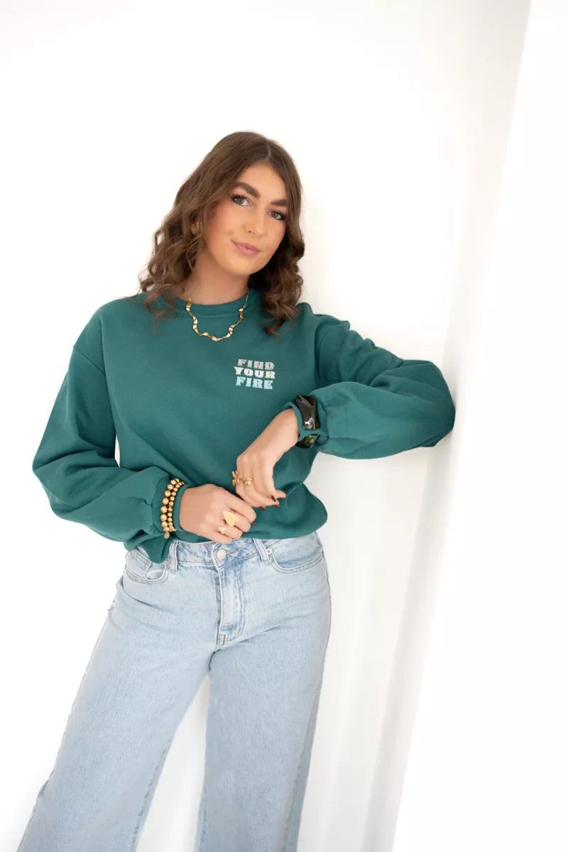 Lofty Manner Sweater Brinley Teal