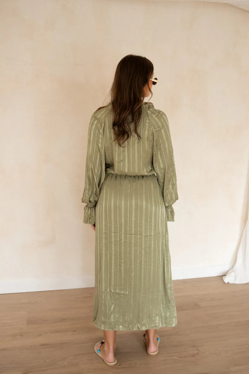 Lofty Manner Dress Hollis Boho Kaki