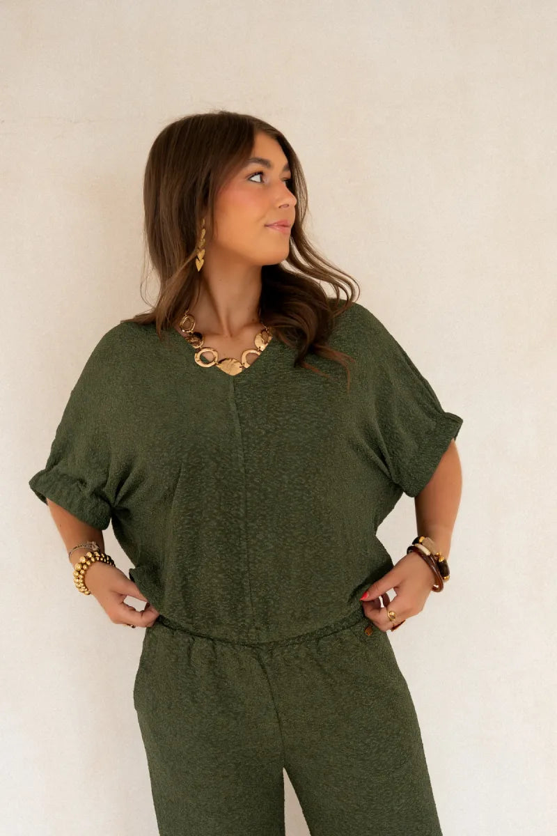 Lofty Manner Top Hima Army Green