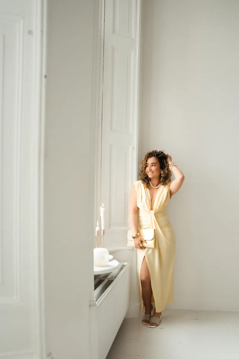 Perfect Dress Butter Yellow