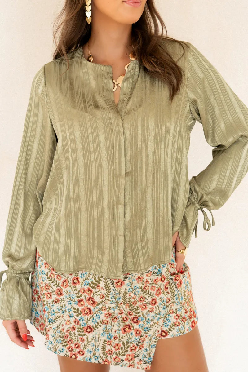 Lofty Manner Blouse Hella Kaki