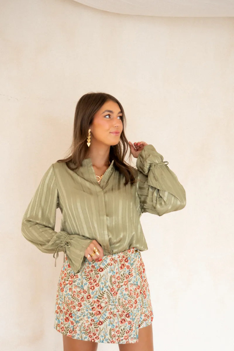 Lofty Manner Blouse Hella Kaki