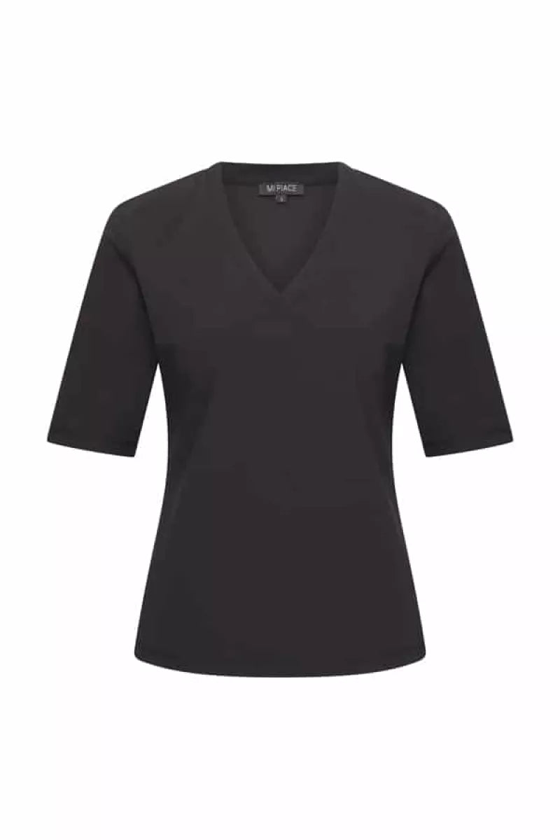 Mi Piace Travel V Neck Black