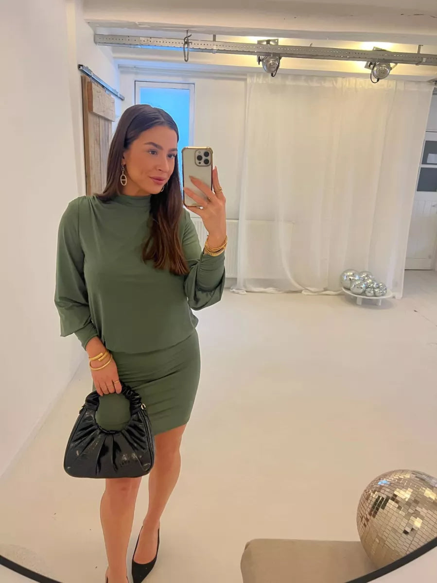 Luna Dress Khaki