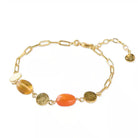  A Beautiful Story Aesthetic Citrine Carnelian Bracelet