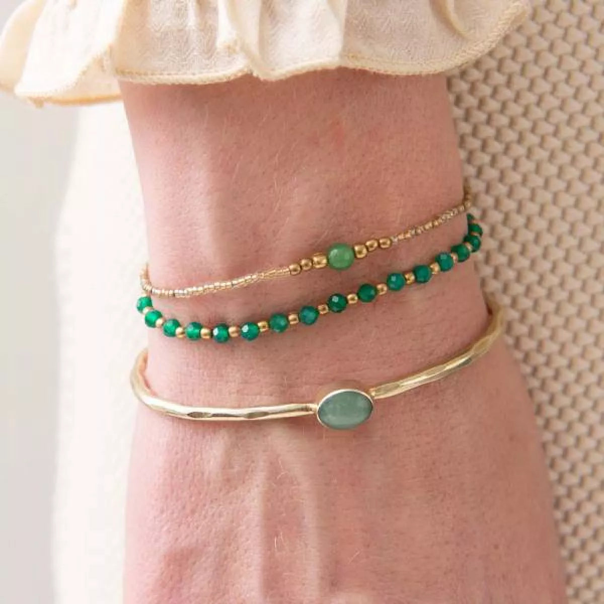  A Beautiful Story Iris Card Aventurine GC Bracelet