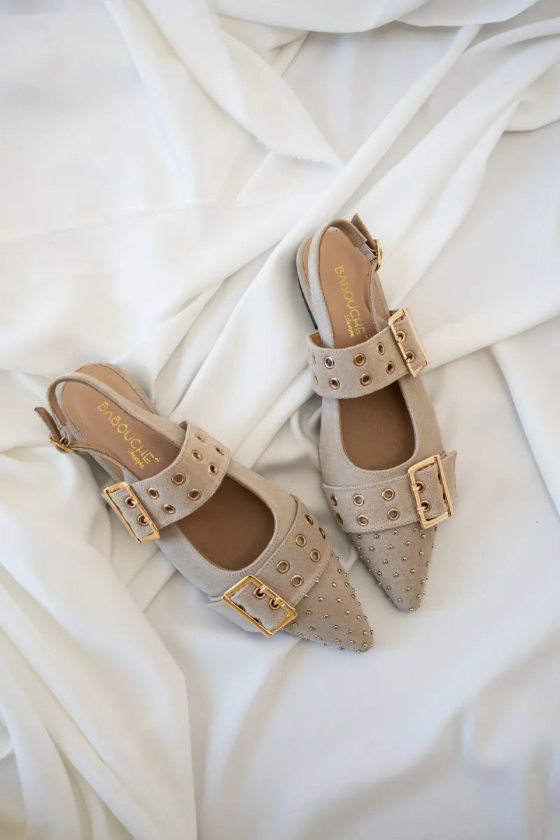  Babouche Slingback Soya Beige
