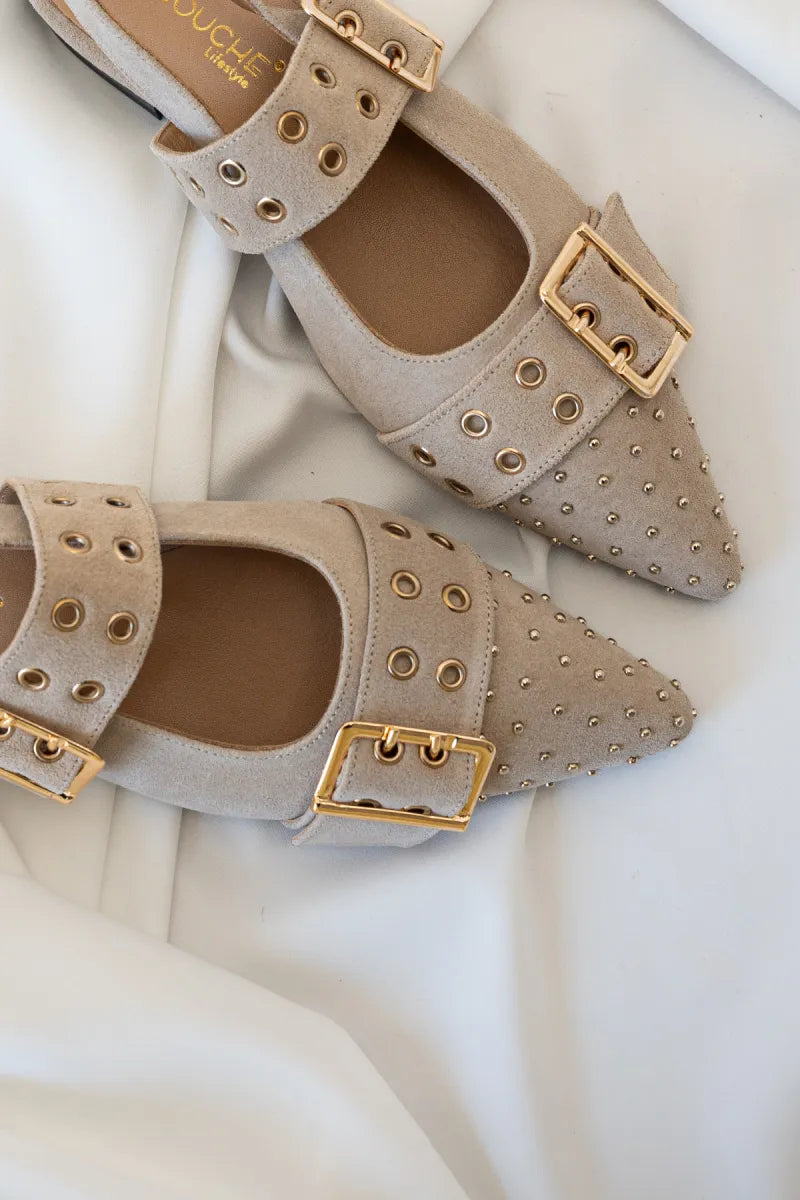  Babouche Slingback Soya Beige