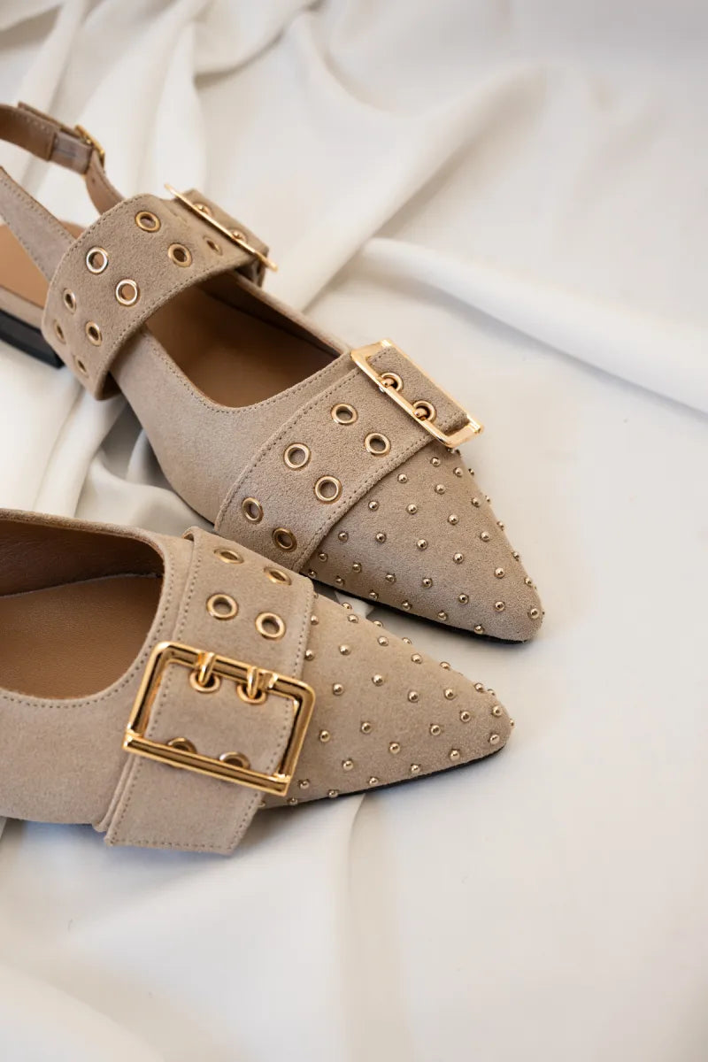  Babouche Slingback Soya Beige