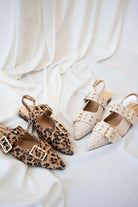 Babouche Slingback Soya Camel Leopard