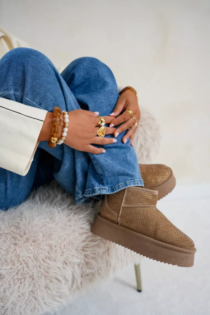  Kylie Boots Stones Beige