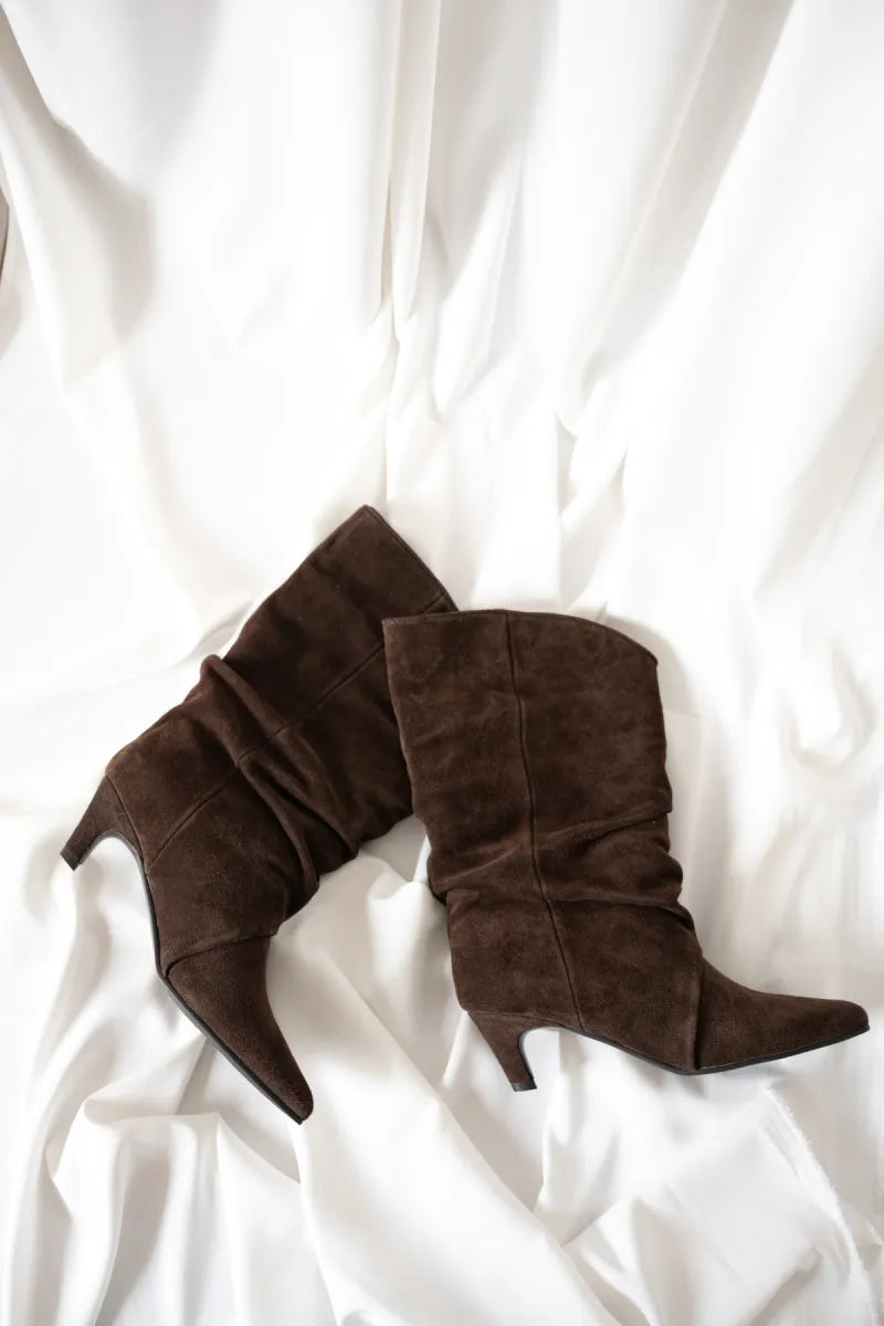  Noe Leather Boots Brown