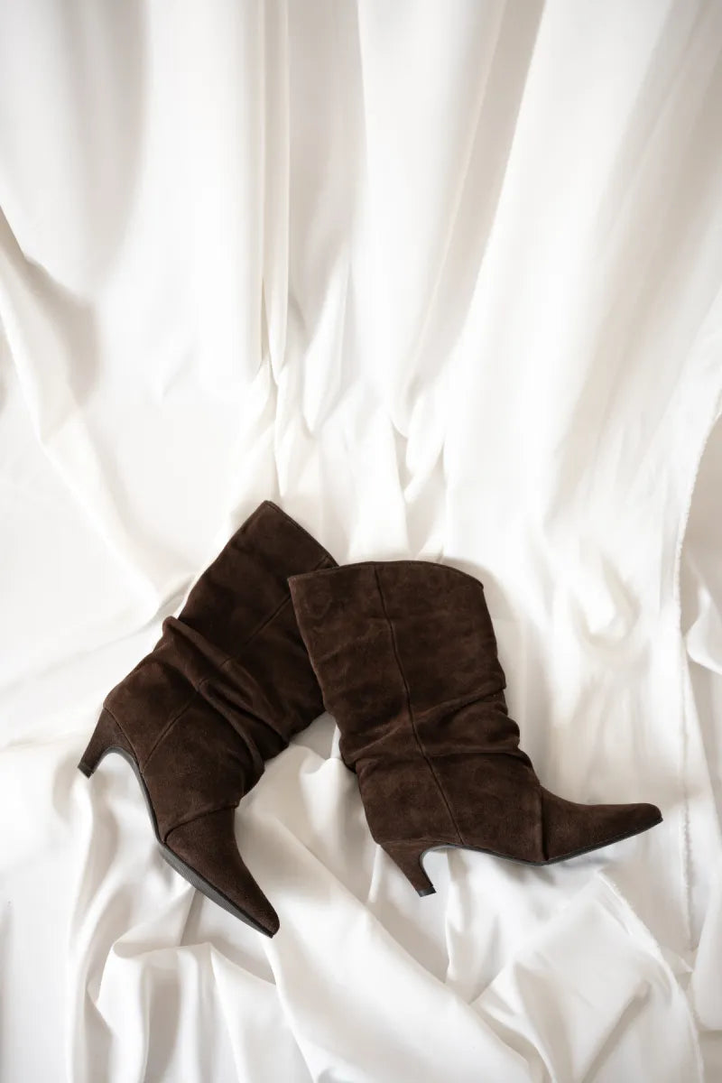  Noe Leather Boots Brown