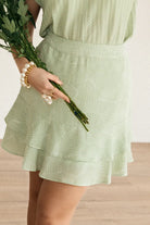  Lofty Manner Skirt Marao Mint Offwhite