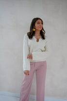  Shell Sweater Creme .
