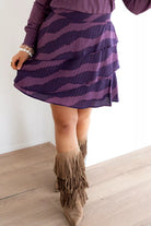  Lofty Manner Skirt Ayra Purple Faded