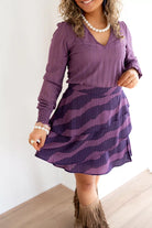  Lofty Manner Skirt Ayra Purple Faded