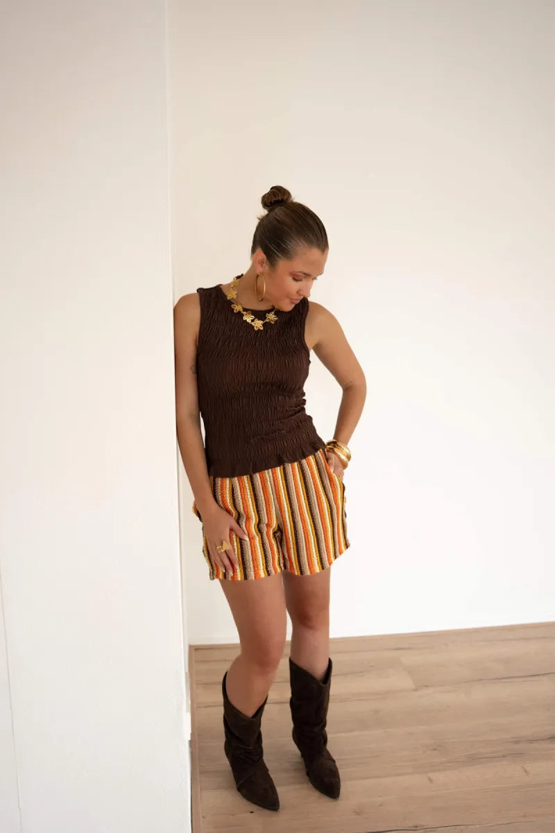 Lofty Manner Short Merinda Multi Colour