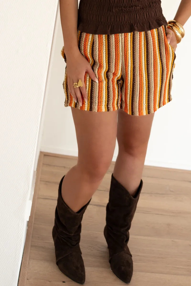  Lofty Manner Short Merinda Multi Colour