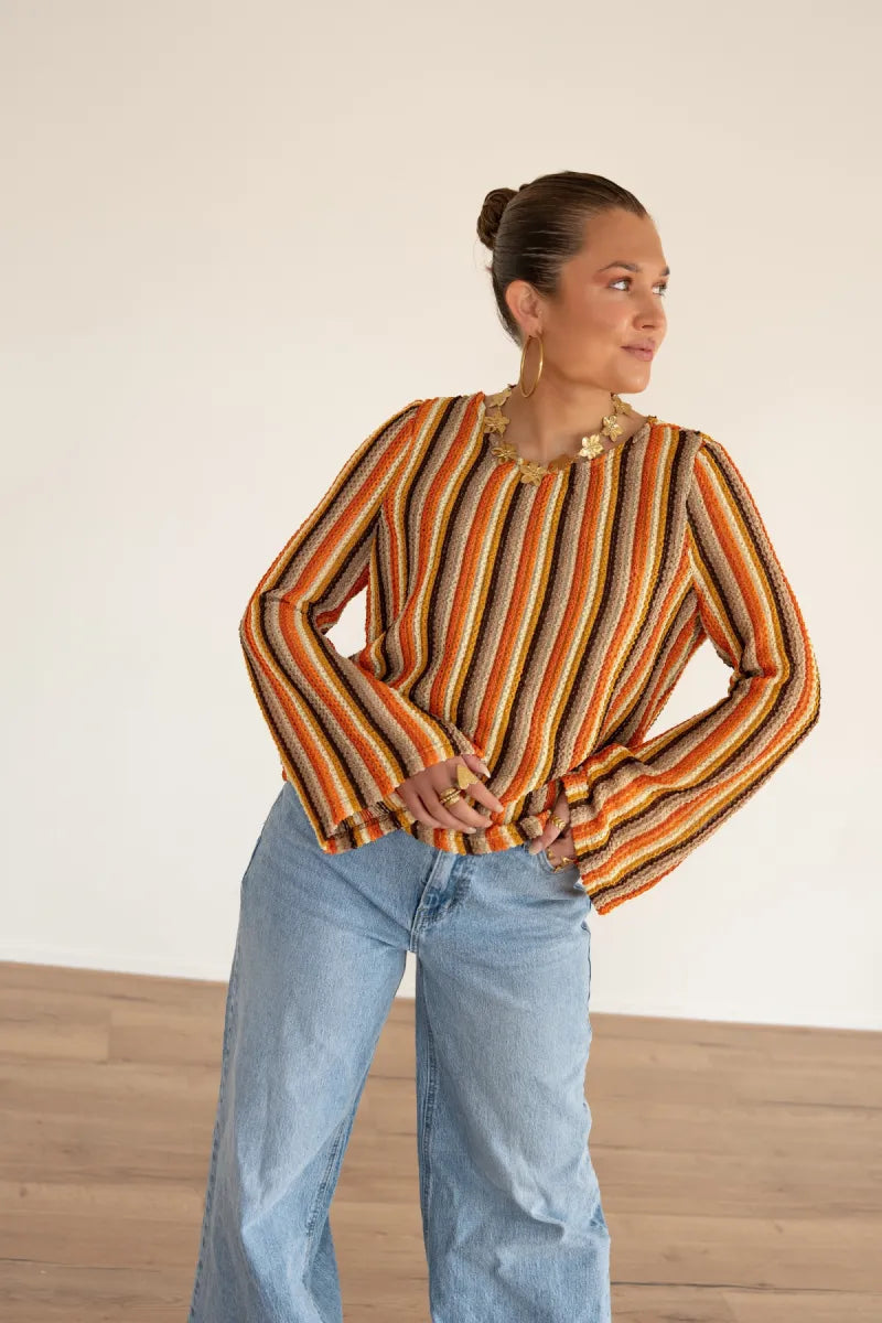  Lofty Manner Top Livy Multi Color
