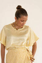  Lofty Manner Blouse Sami Butter Yellow