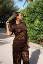  Riu Lace Set Brown