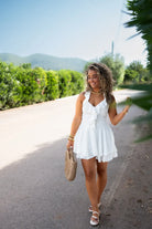 Cari Playsuit White