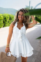  Cari Playsuit White