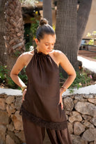  Nagira Haltertop Brown