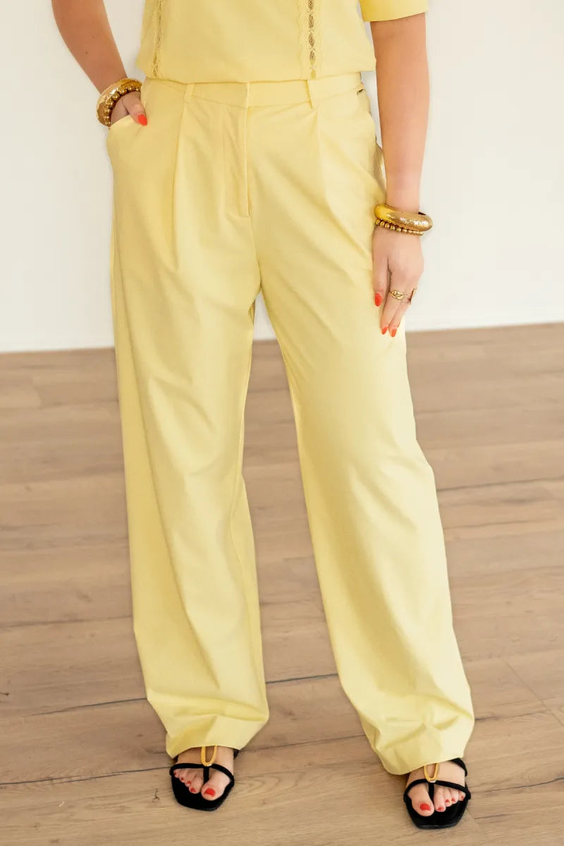  Mi Piace Trouser Yellow Lemon