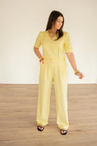  Mi Piace Travel Blouse Yellow