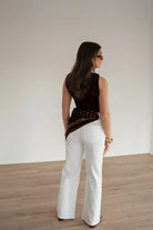  Noa Wide Leg Scarf Jeans 0055