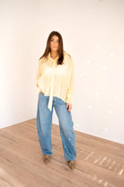 Vera Dot Blouse Yellow *