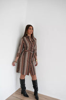  Mi Piace Travel Dress Boho Print