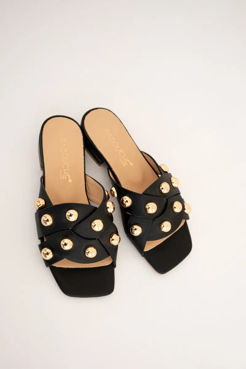  Babouche Sandal G-Sabien-1 Black