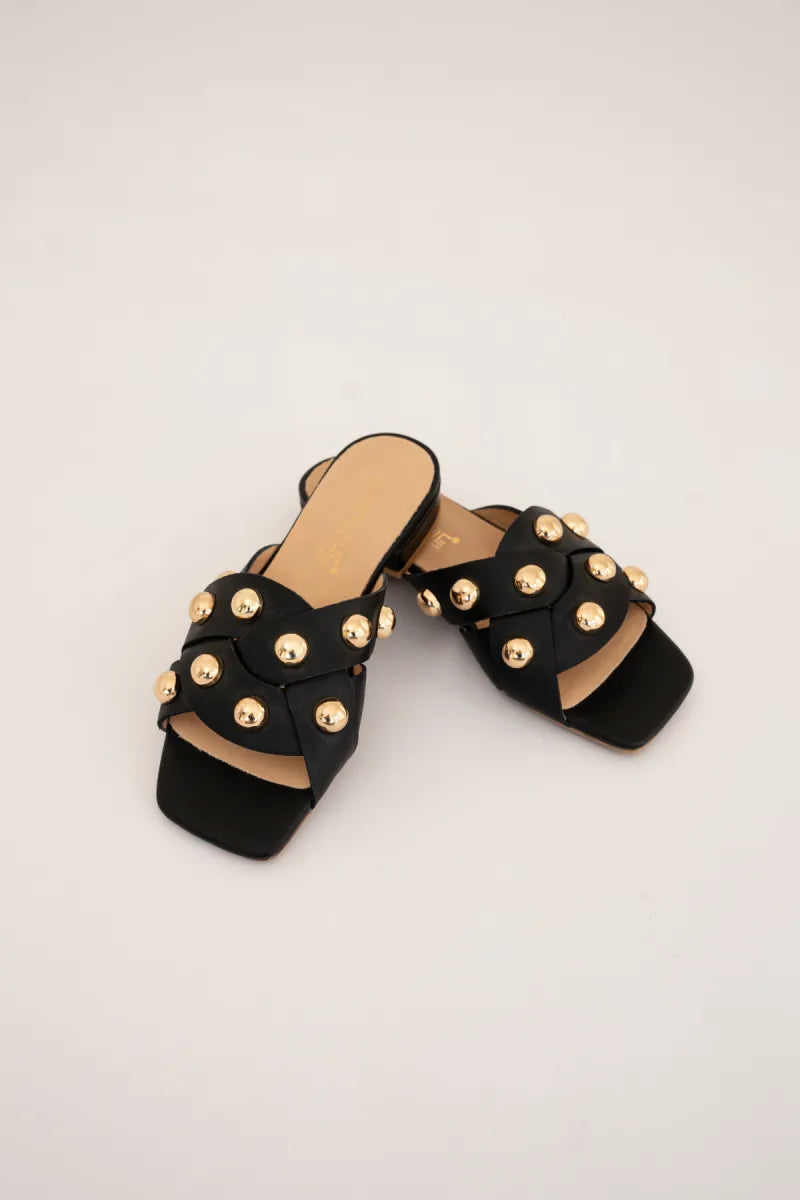  Babouche Sandal G-Sabien-1 Black