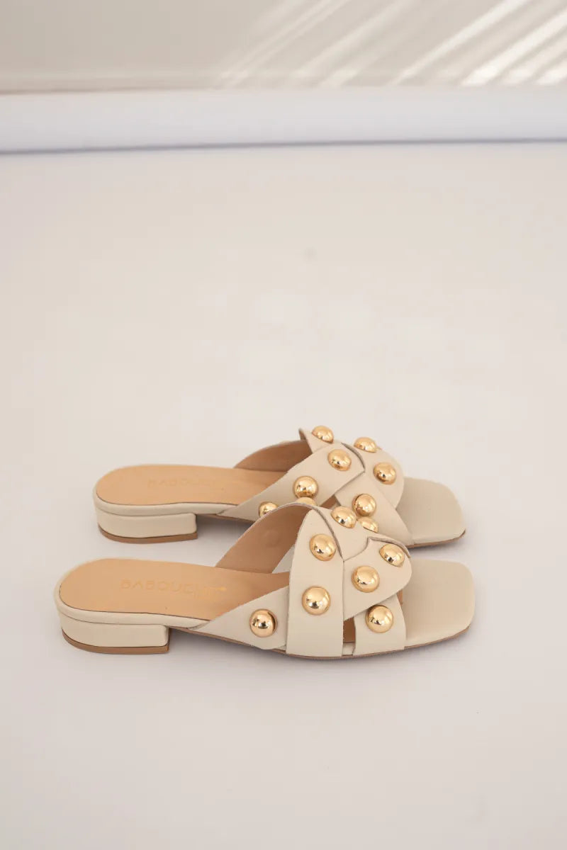  Babouche Sandal G-Sabien-1 OffWhite