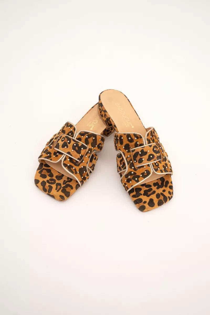  Babouche Sandal G-Joni-145 Camel Leo