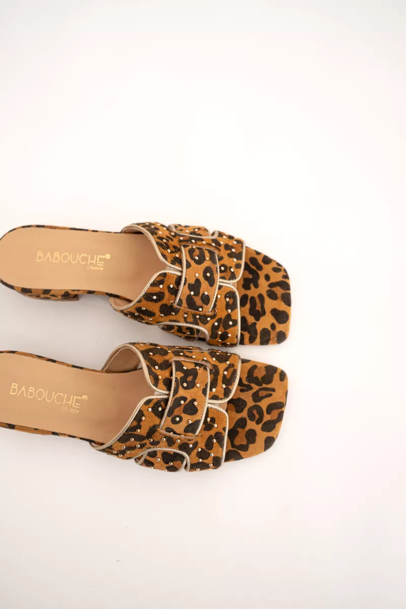  Babouche Sandal G-Joni-145 Camel Leo