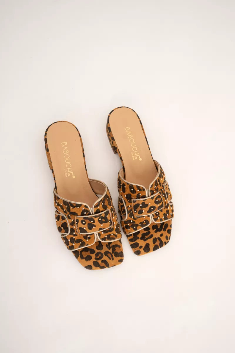  Babouche Sandal G-Joni-145 Camel Leo