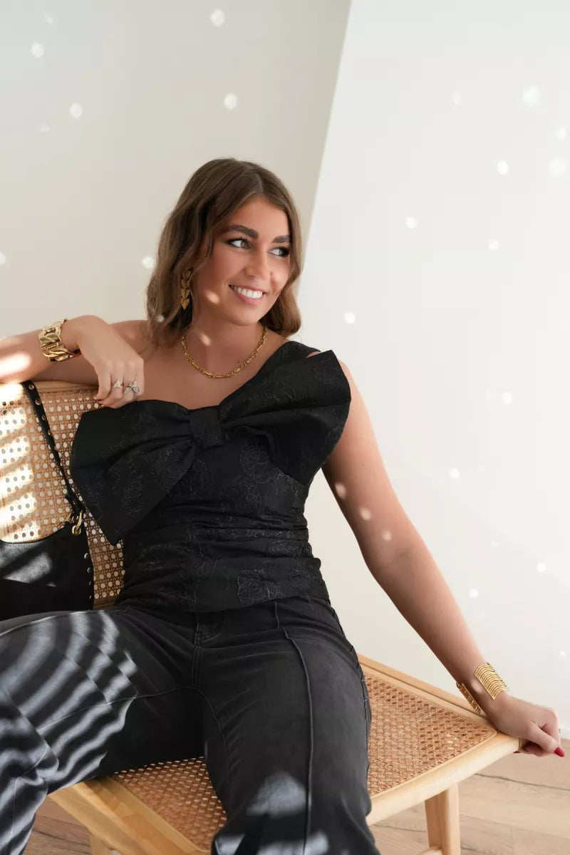  Lofty Manner Top Solange Black